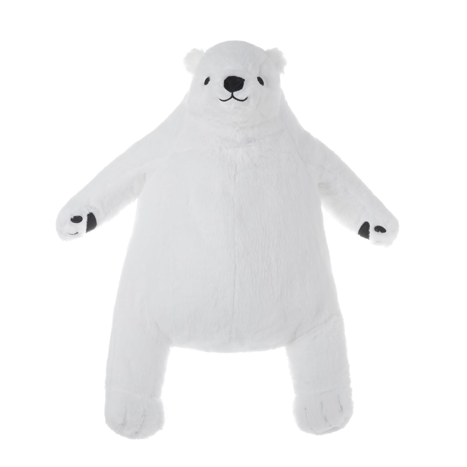 Caziffer Big Brown Bear Plush Toys Giant Bear Stuffed Animal Teddy Bear Soft Cuddling Pillow Doll Home Decor Birthday Valentine's Day Gift (Polar Bear, 100CM)
