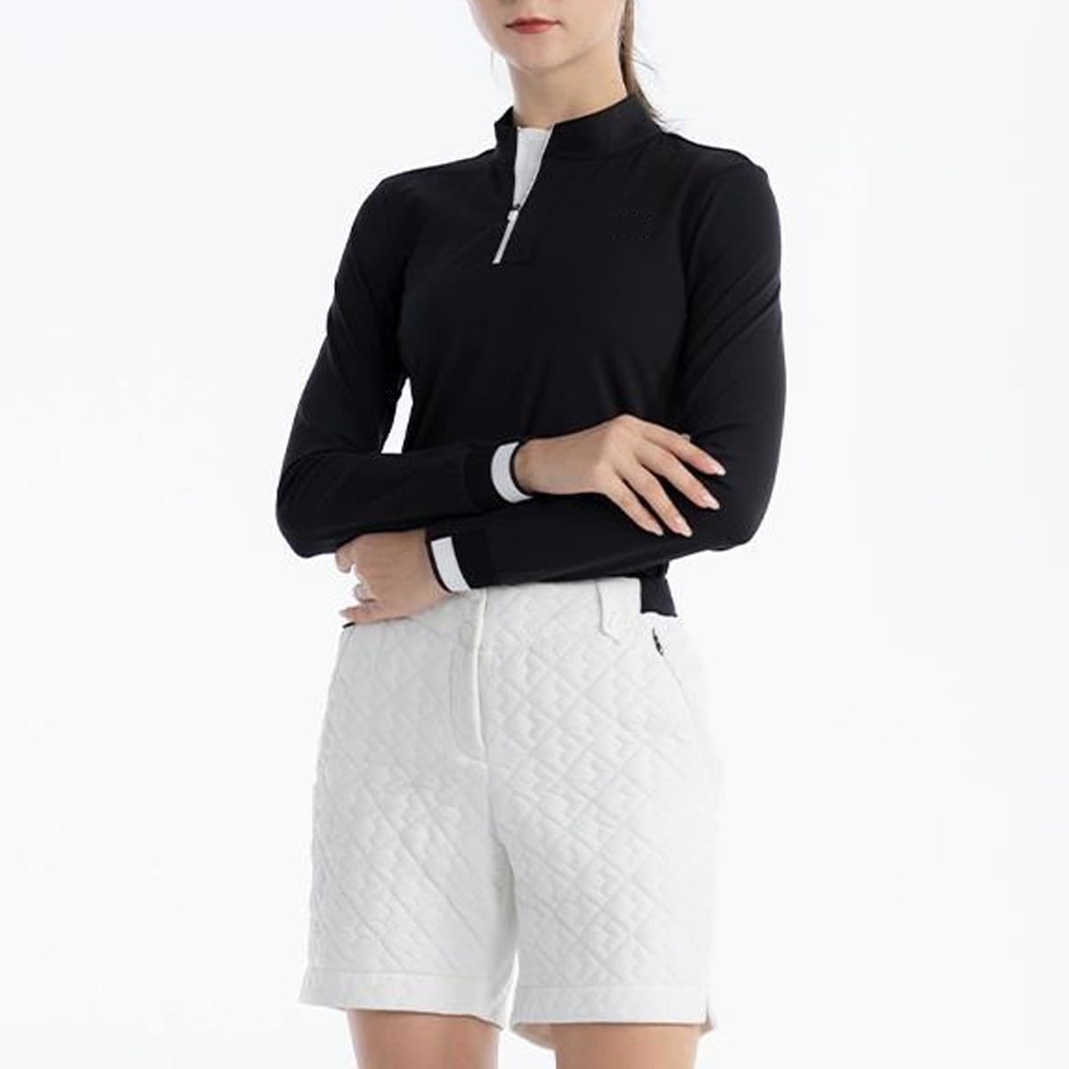 Polo da Golf A Maniche Lunghe da Donna Autunno Inverno Moda Sportiva Morbida E Sottile Abbigliamento Sportivo da Donna