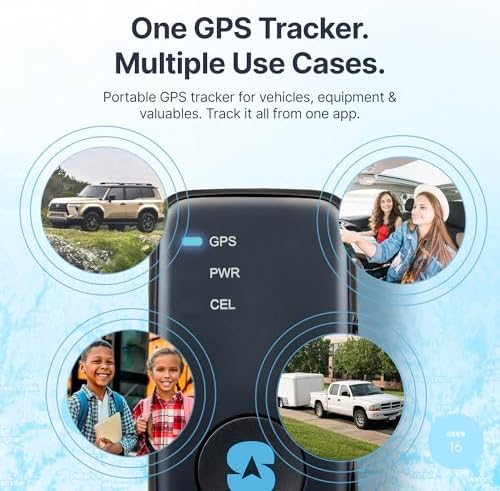 Spytec Atlas GPS Tracker for Vehicles & Kids (Subscription Required) | Up to 14-Day Battery Life | Waterproof Magnetic Case, Geofencing, Portable Real Time Mini GPS Car Tracker w/Lifetime Support