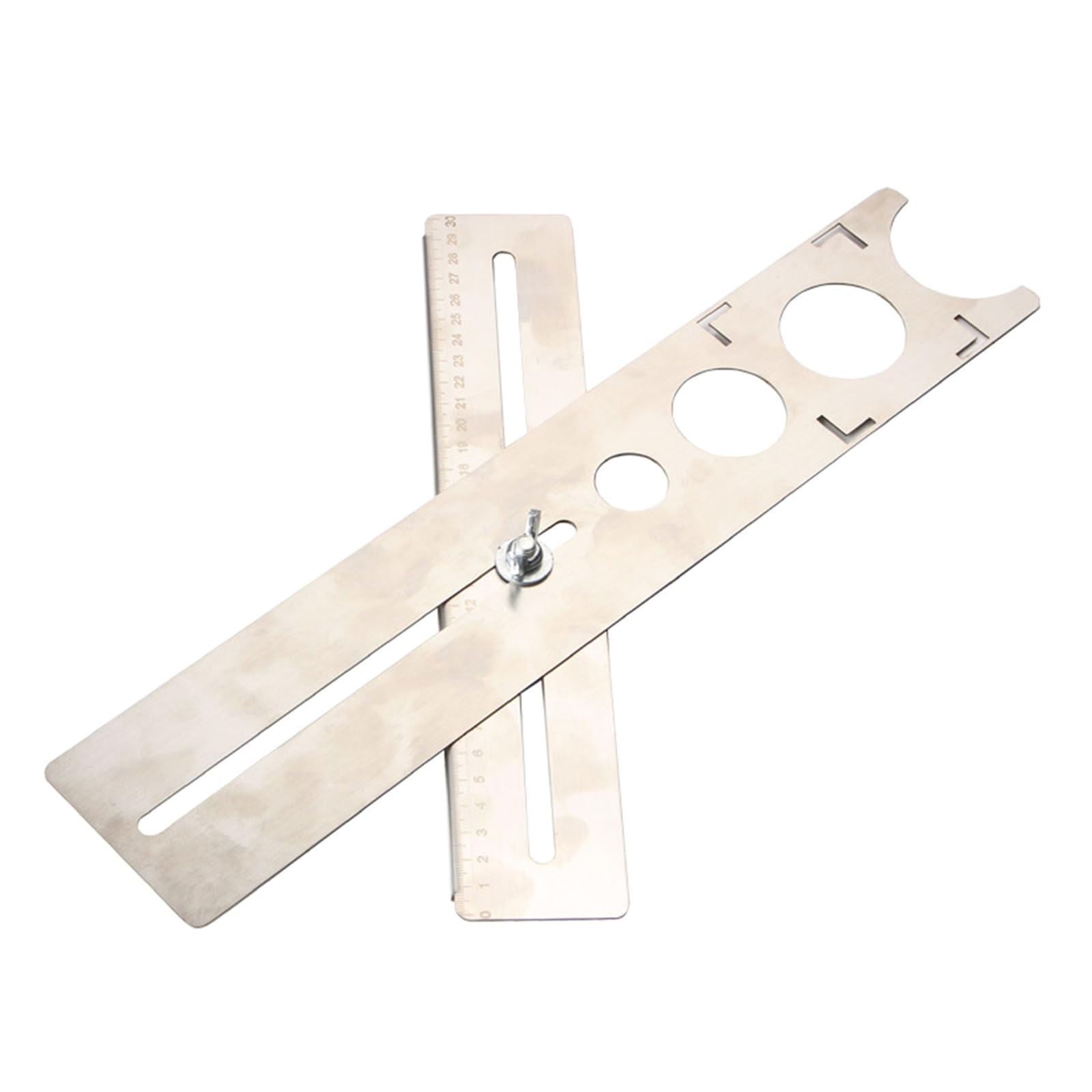 yanwuwa Portable Hole Locator Ceramic Tile Hole Locator for Tiles Wood Plastics Drill Opening Convenient Punching Tool Hole Positioner Tile Hole Locator Ruler Adjustable Punching Hand Measure Tools