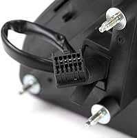 Vista 3 de Espejo de puerta para Jeep Patriot 2010-2016 lado del pasajero Potencia Calentado Texturizado Reemplazo para 5155458AL CH1321337