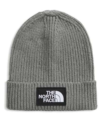 Bonnet maille TNF Logo Box Cuffed enfant bonnet chaud d'hiver mixte à revers