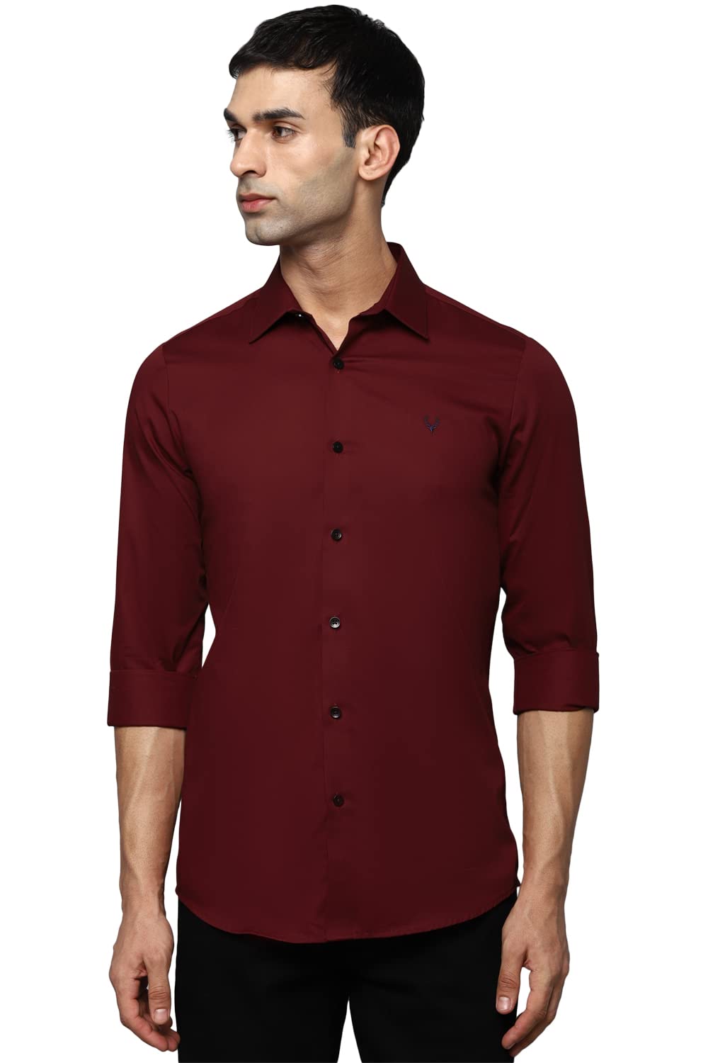 allen solly Men's 100% Cotton Regular Fit Shirt-picture-33