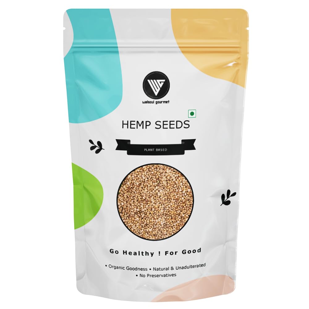 Walsoul Gourmet Hemp Seeds | Raw Hulled Hemp Seeds | 100% Organic | Omega-3,6,9 | Edible Hemp seeds (B0DGQKV4ZG) Amazon Price History, Amazon Price Tracker