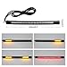 TiooDre Motocicletta Coda Stop Spia Segnale Luce, 12 V Impermeabile 32SMD Luce targa universale flessibile, LED Motociclo Fanale Posteriore Brake Stop Turn Segnale