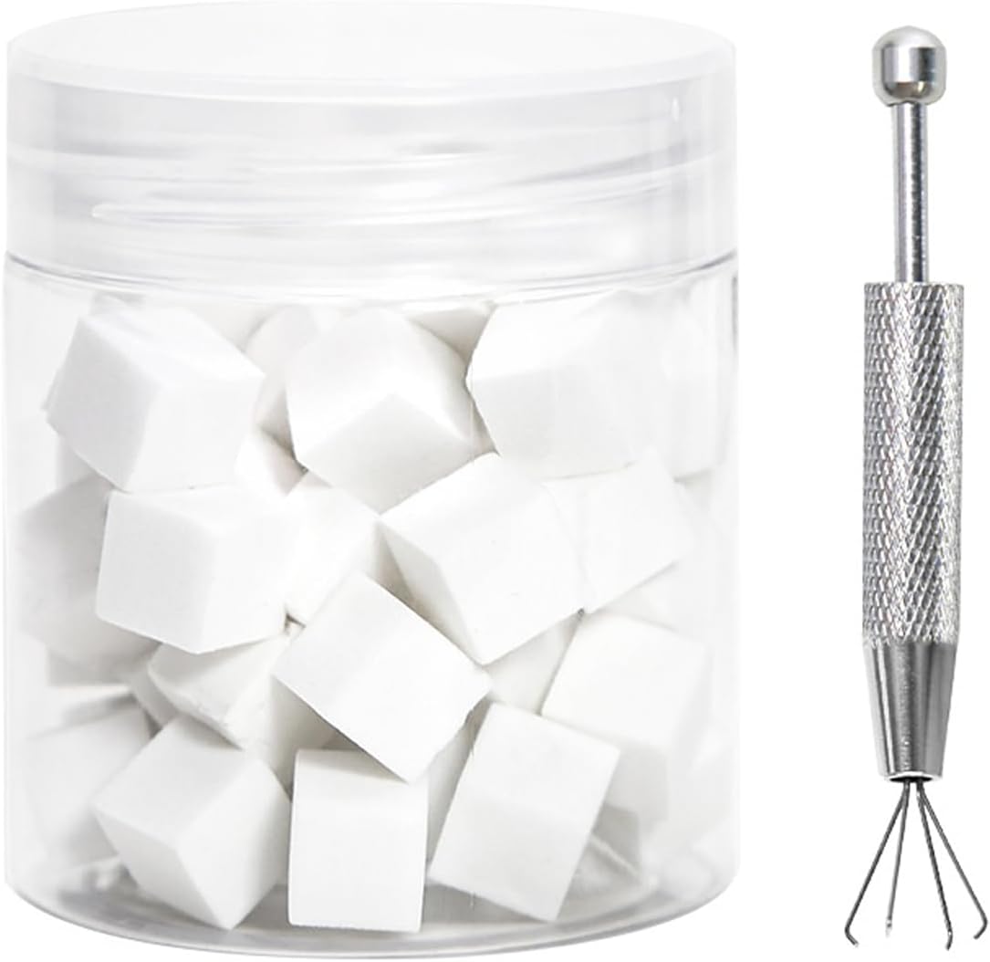 50 Pieces Soft Nail Sponges for Ombre, High Density Foam Sponge with Nail Art Pen, Ombre Nail Brush for Gradient and Blooming Manicure Nail Art 50 Pieces Soft Nail Sponges for Ombre, High Density Foam Sponge with Nail Art Pen, Ombre Nail Brush for Gradient and Blooming Manicure Nail Art