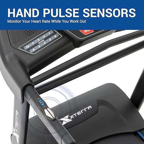 Image of Xterra Fitness Sport Series Premium Folding Smart Treadmill, Handlebar Speed and Incline Controls, Large XTRASoft Cushioned Running Deck, Built-in FTMS-Enabled Bluetooth with XF Connect Fitness App