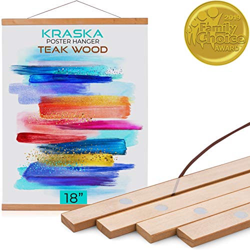 KRASKA - Poster Frame - 18x24 Frame Magnetic Poster Hanger, Hanging Wall Art