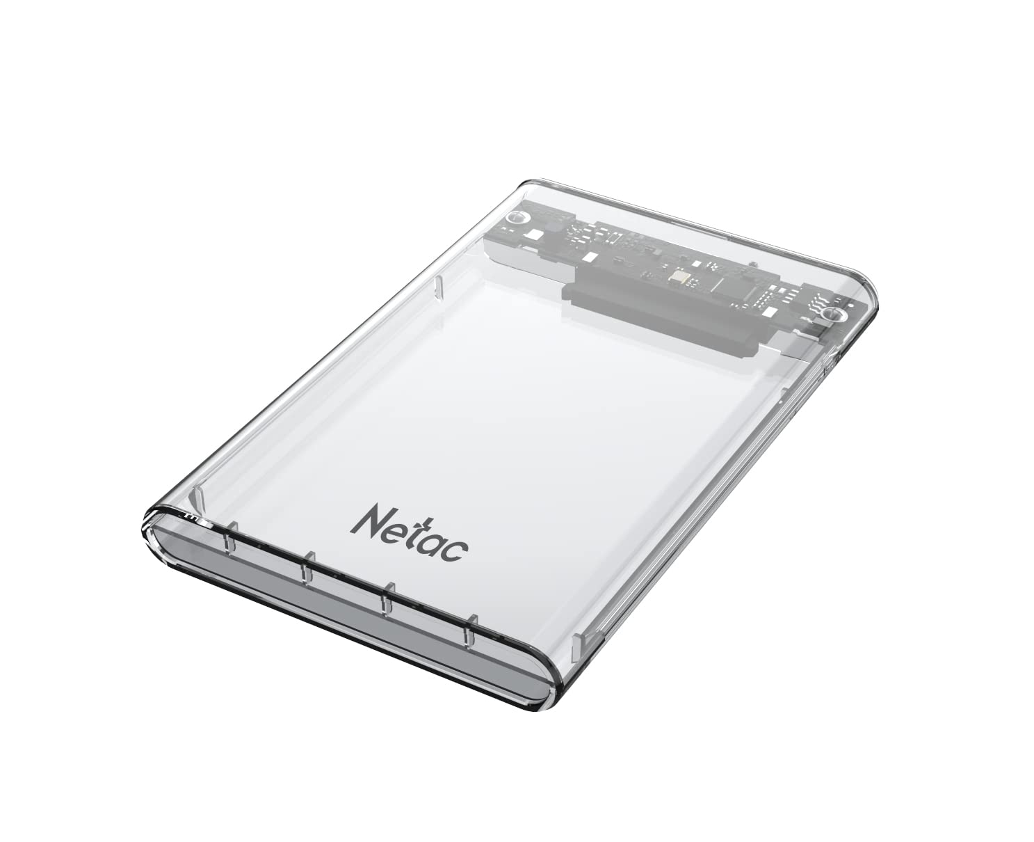 Netac WH11 Transparent Cabinet Enclosure for 2.5 SATA, USB 3.0 Interface, USB A to C Cable
