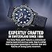 Victorinox Airboss Mechanical Watch - Premium Swiss Watch for Men - Stainless Steel Mechanical Wristwatch - Great Gift for Birthday, Holiday & More - Blue Dial, Stainless Steel Bracelet
