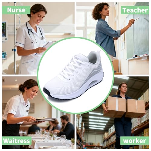 Image of RomenSi Womens Arch Support Walking Shoes Orthotic Fashion Sneakers Tennis Shoes for Plantar Fasciitis Pain Relief US 5.5-11