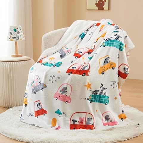 NEWCOSPLAY Sherpa Throw Blanket Cover