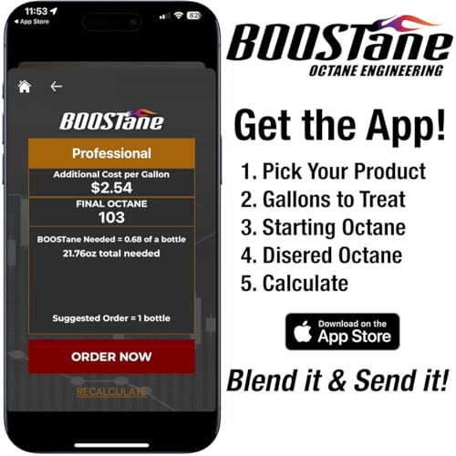 BOOSTANE Premium Octane Booster de 8 oz aditivo para motor 5