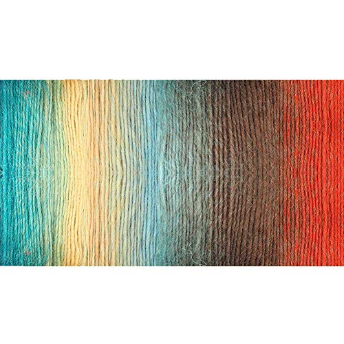 Image of NICEEC 3 Skeins 100% Wool Rainbow Yarn Soft Gradient, Self-Striping, Colorful Single Ply Yarn for Crochet & Knitting - 14#