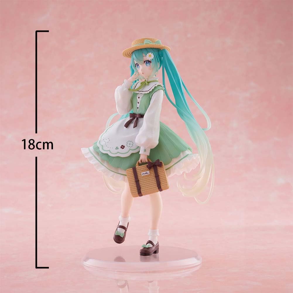 Zhongkaihua 2 statuette Miku in vestito, modello di statua in PVC, Miku, statuetta decorativa, 14/18 cm, regalo per gli appassionati di anime