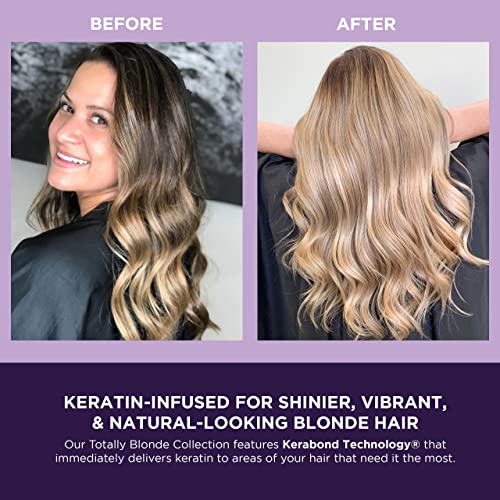 Keratherapy Keratin Infused Totally Blonde Violet Toning Shampoo, 10.1 Fl. Oz., 300 Ml - Violet Shampoo For Blonde Color Treated Hair, Brassy, Silver, & Highlighted - Sulfate & Paraben Free #TOP1