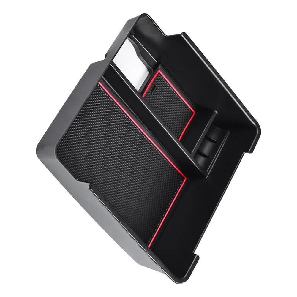 BERTDCX For Frontier 2022-2025 Center Console Organizer Tray Car Parts(Red)