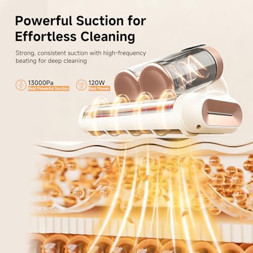 Aspiradora para cama y sofá con luz UV esterilizadora para limpiar almohadas 3
