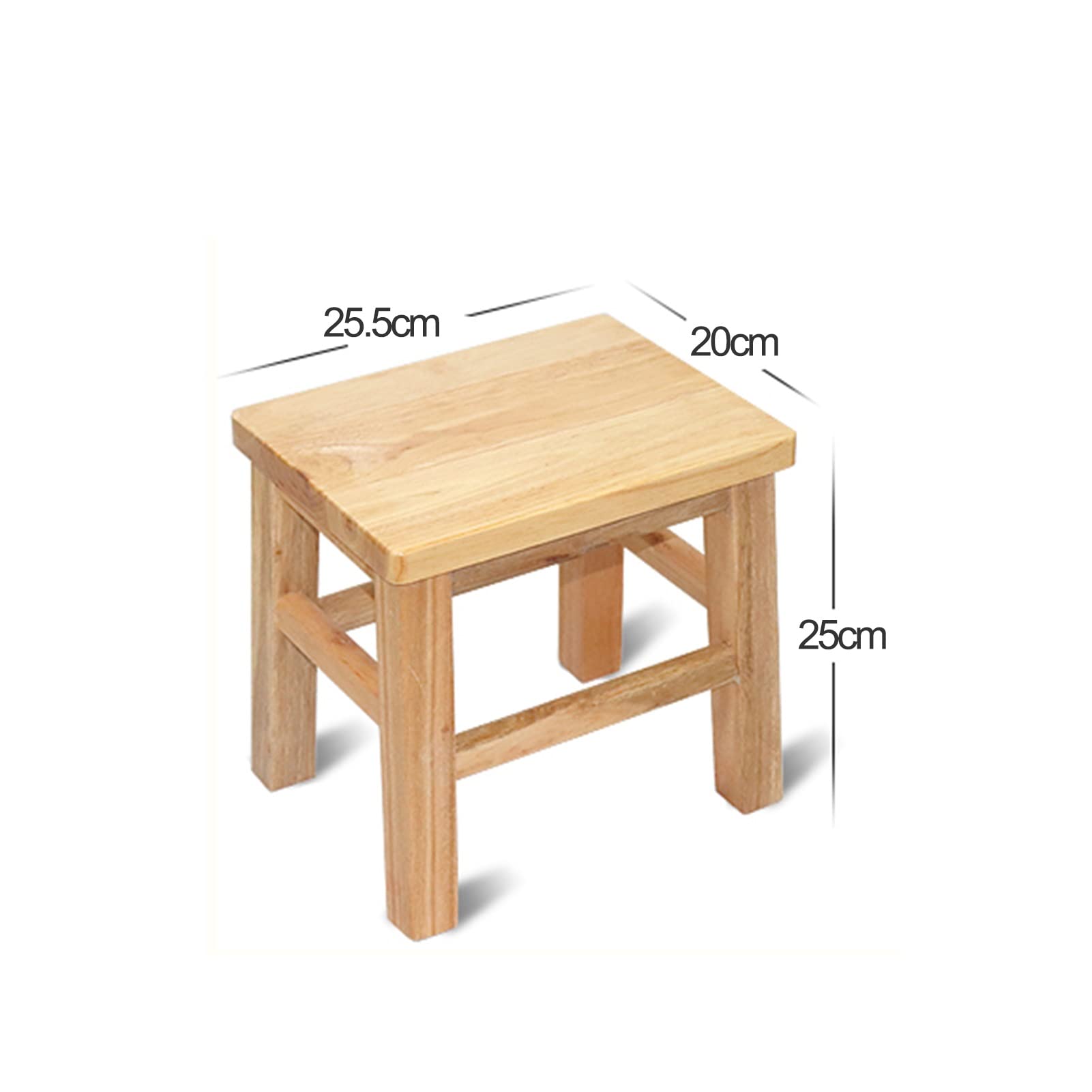 Amazon.com: XJHOME Wooden Stool Water Resistant Household Square