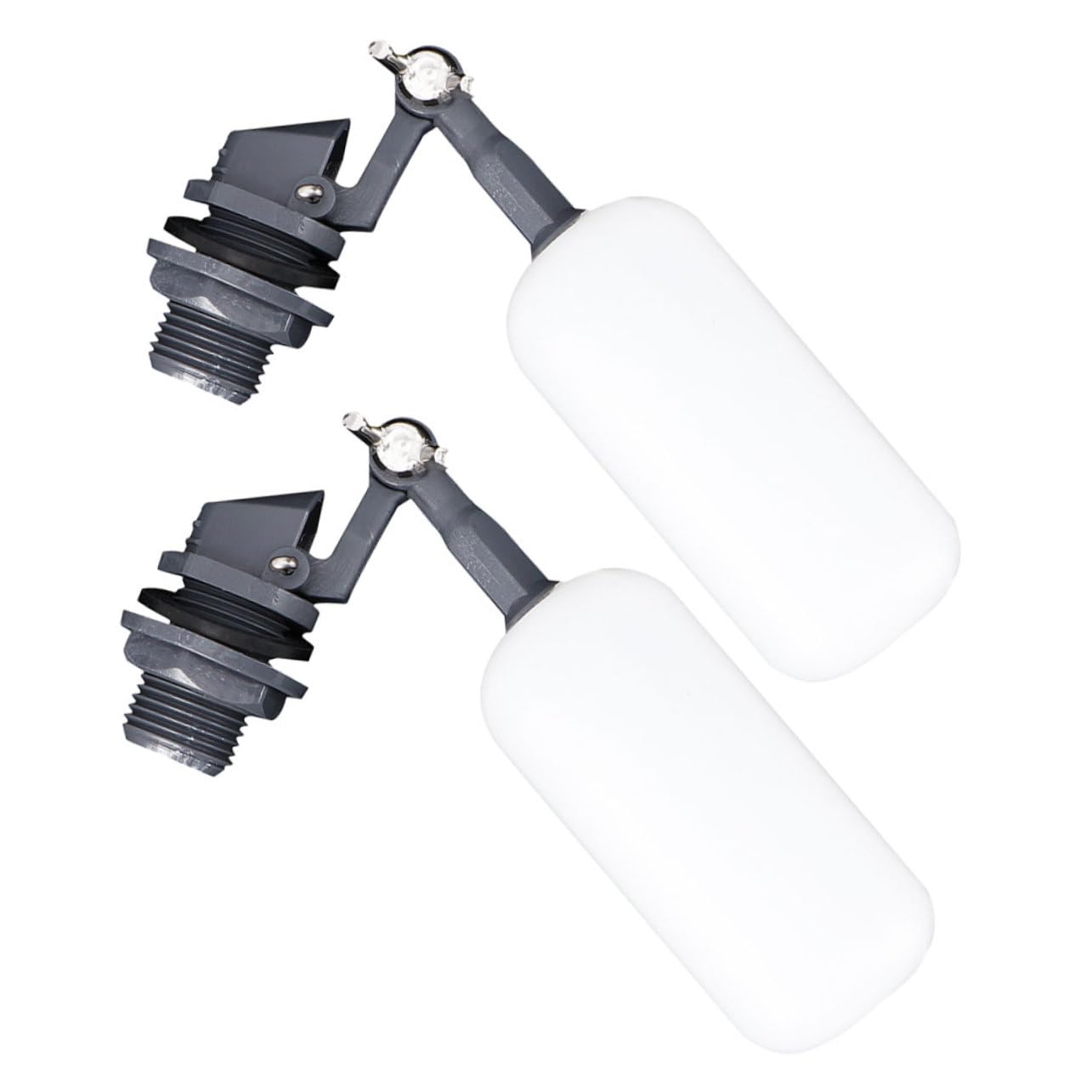 Válvula de bola de flotador plástica de 6 pulgadas, pack de 2 para bebederos automáticos