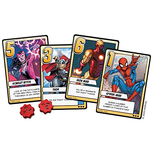 Image of Infinity Gauntlet: A Love Letter Card Game Save The Universe from Thanos! Strategy Game for Kids and Adults Set in The Marvel Universe, Ages 10+, 2-6 Players, 15 Minute Playtime, Made by Z-Man Games