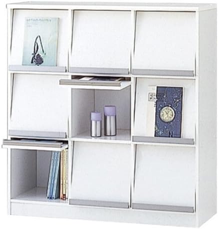 Amazon ディスプレイラック Dsp 3列3段 ホワイト オープンシェルフ ラック オンライン通販