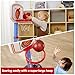 JOYIN Toddler Basketball Hoop Indoor, Adjustable Basketball Goal for Kids with 4 Balls, Game Toys for Playroom Pool Outdoor, Birthday Gift for Baby Boys Girls Age 1 2 3 4 - Air Pump Included