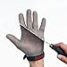 BCPPO Guanti da Lavoro Antitaglio Guanti in Cotta di Maglia Resistenti al Taglio in Metallo, Guanti da Lavoro di Sicurezza per Macellaio Falegname Facchino Meccanico Riparatore (Size : 1PCS/L)