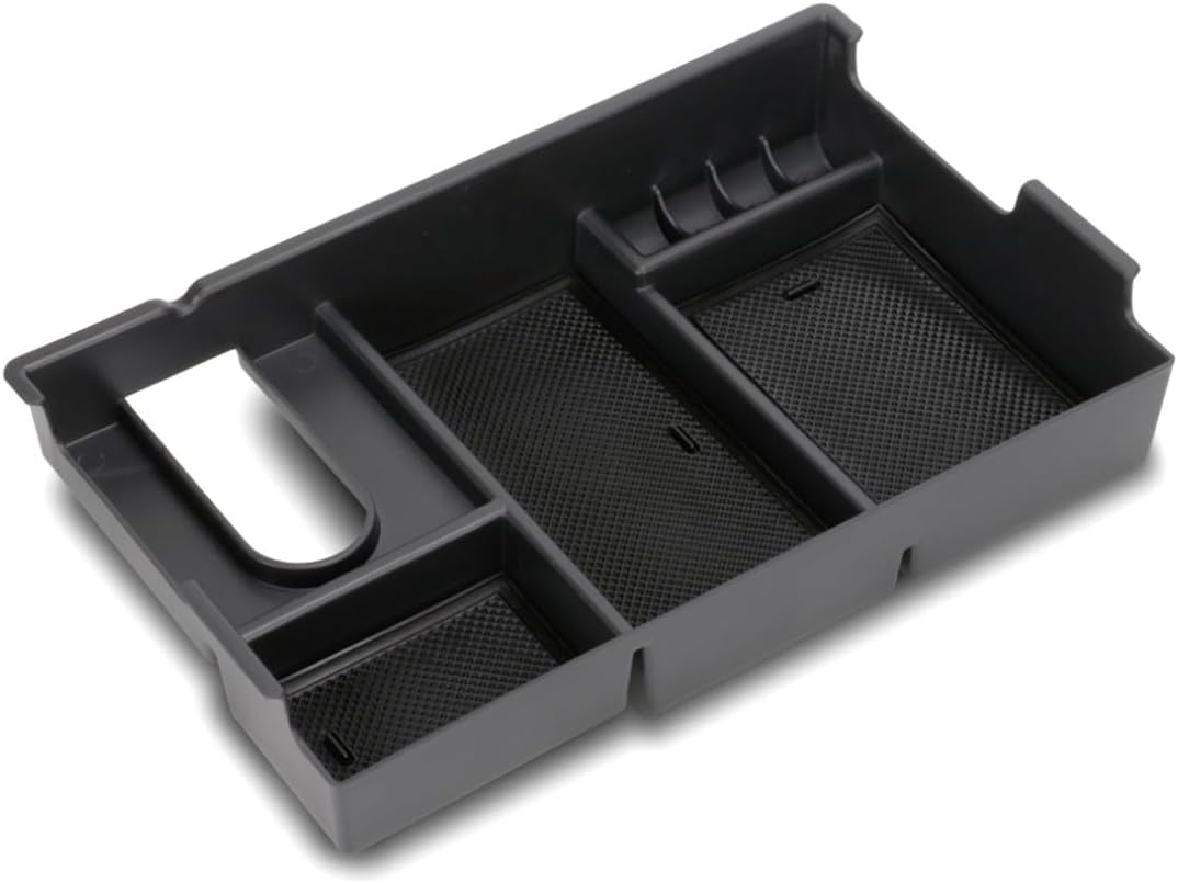 2007-2021 Tundra/Sequoia Center Console Organizer for Toyota Tundra/Sequoia Accessories Armrest Console Glove Tray Compatible with 2007-2021 Toyota Tundra & Sequoia(Full Console w/Bucket Seats ONLY)