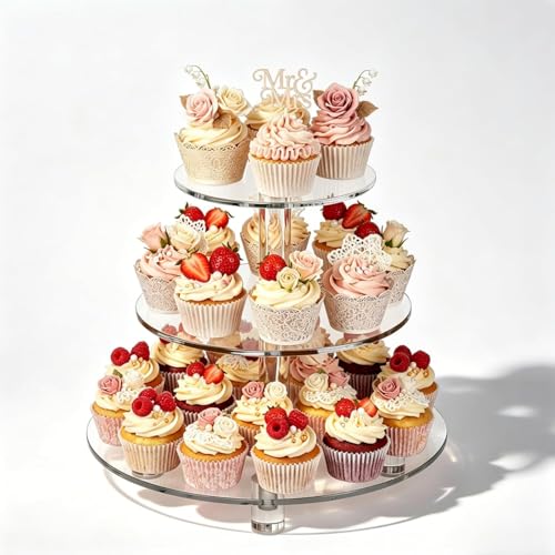 3 Tier Acrylic Cupcake Stand