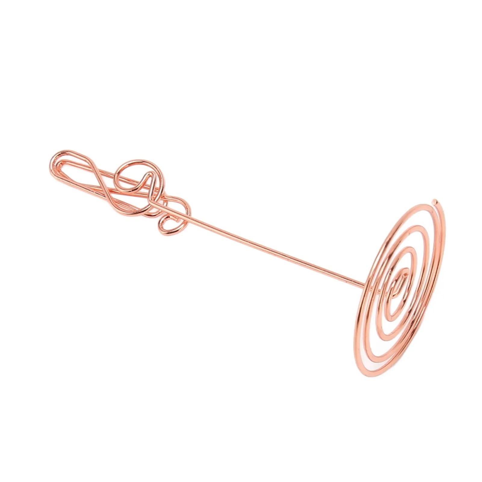Kartenständer, 10 Stück Tischnummernständer in Kätzchenform, stabile Basis, galvanisiertes Metall, Roségold, Platzkartenhalter(Color 1)