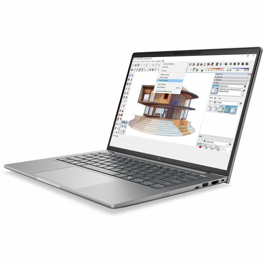 Image of HP ZBook 8 G2a 14 inch Touchscreen Copilot+ PC Mobile Workstation - WUXGA - 60 Hz - AMD Ryzen AI 7 PRO Ryzen AI PRO 400 Series 450-32 GB - 512 GB SSD - English Keyboard - Meteor Silver - AMD Chip - 1920