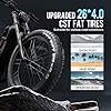 eAhora Romeo Pro (2024 Upgraded) Peak 1600W Electric Bike for Adults,60Ah 34MPH 140Miles Long Range Ebike, 26" Fat Tires Commuting Electric Mountain Bicycle with Full Suspension,7-Speed #4