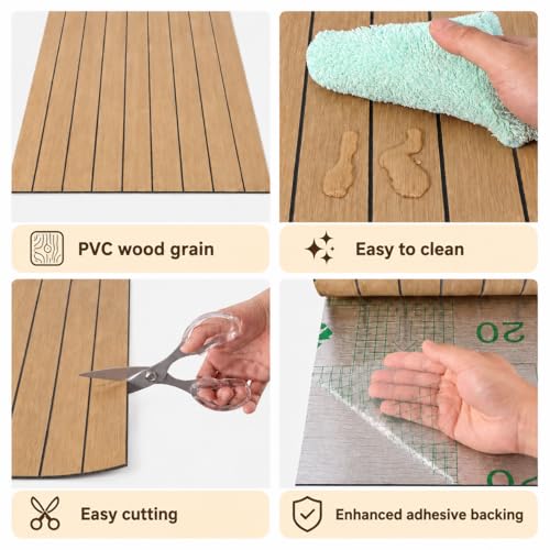 Image of Peel and Stick Wood Slat Wall Panels, Yellow Wood, 118 x 15.7 in | 2.8mm 3D Flexible Wood Panel, Flexible Wall Panels, Faux Wood for Bedroom, TV Wall & Office