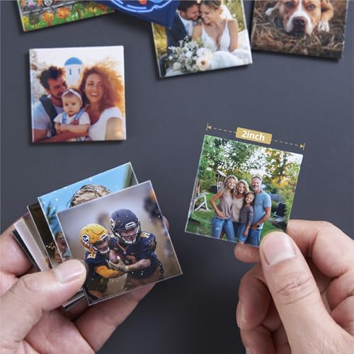 Imanes Decorativos Personalizados 12 Unidades Cuadrados 2" miniatura 6