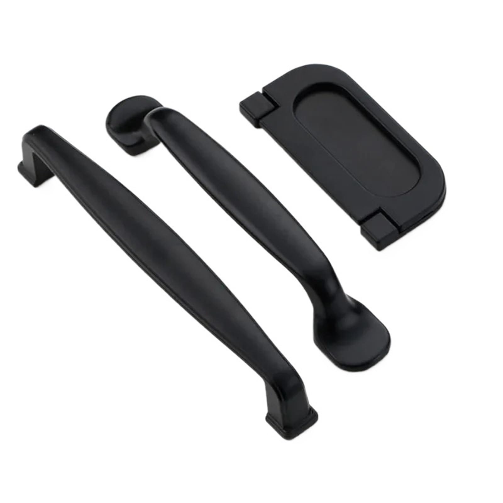 Boutons de meuble et poignées noires pour relooker une cuisine moderne