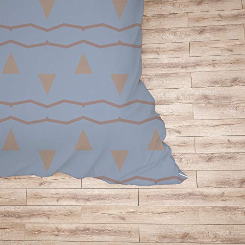 Housse de couette géométrique et 2 taies | Parure de lit 3 pièces