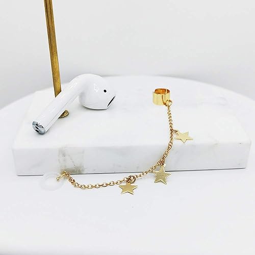 Miniatura 3 de ZOSTLAND 1 par de auriculares creativos anti pérdida clip clip auricular correa gancho auricular auricular auricular Bud soporte conector compatible