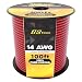 GS Power True 14 Gauge (American Wire Ga) 100 feet 99.97% OFC Stranded Oxygen Free Copper, Red/Black Bonded Zip Cord Speaker Cable for Car Audio Home Theater LED Light Amplifier Auto Harness Wiring