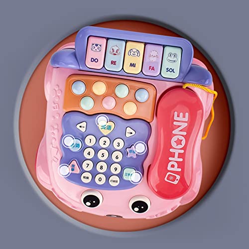 Telefone de Brinquedo Infantil - Bonito e Divertido Pretend Play Phone for Kids | Fácil de usar, que