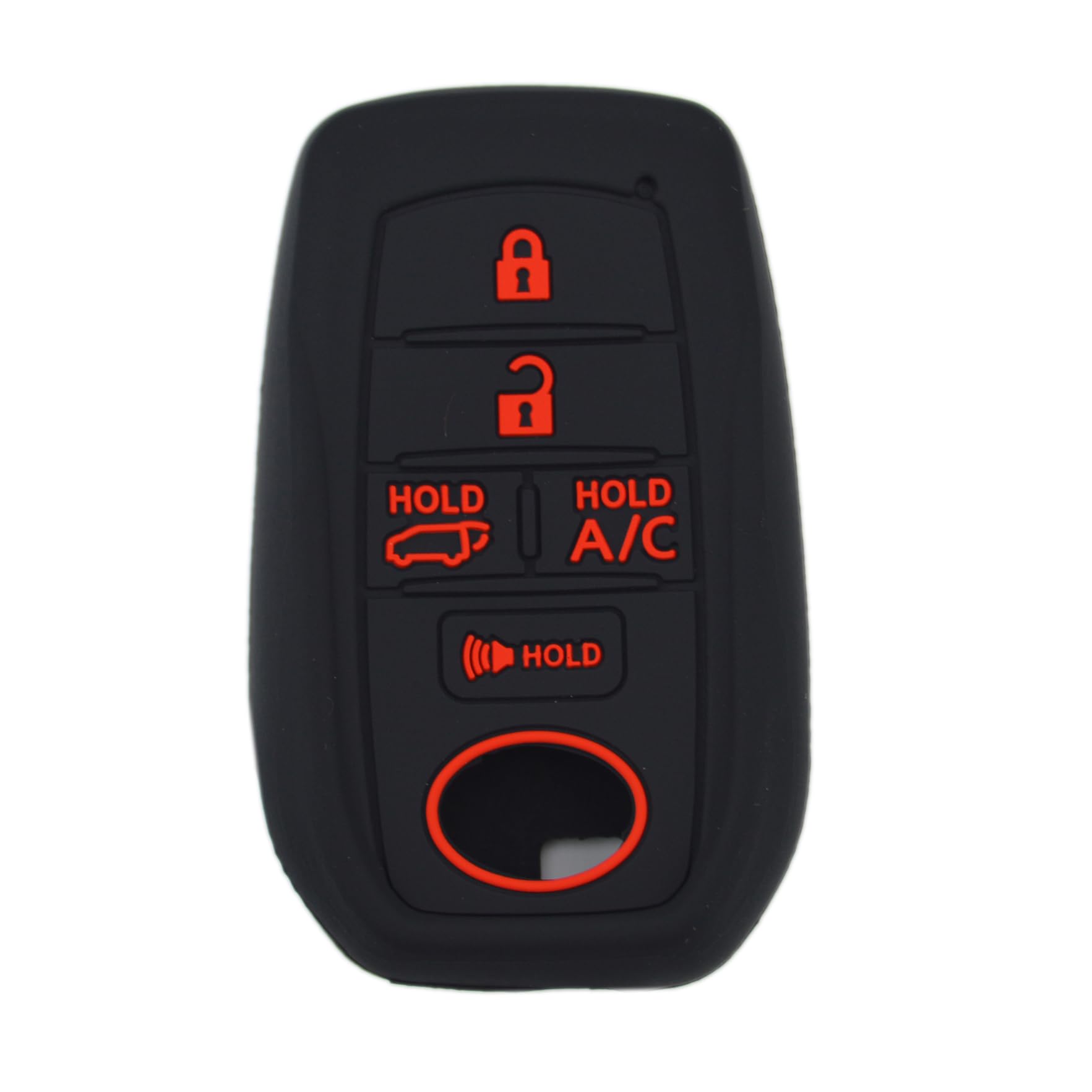 2*Silicone Fob Remote Key Cover for 2022 2023 2024 Toyota