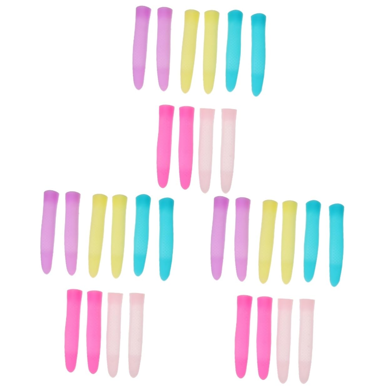 3 Set Copertura Forbicine Cuticole Silicone Antiscivolo Per Manicure E Domestico Facile Installare E Riutilizzabile 5 Paia*3