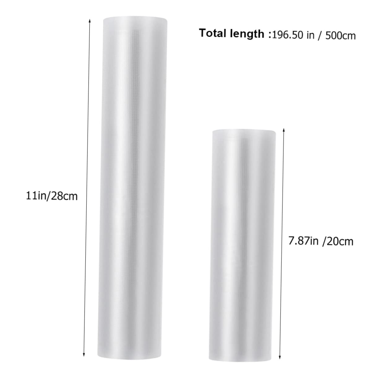 Levemolo Non-stick Plastic Food Storage Bags 3 Rolls Fresh-keeping Pumping Bags