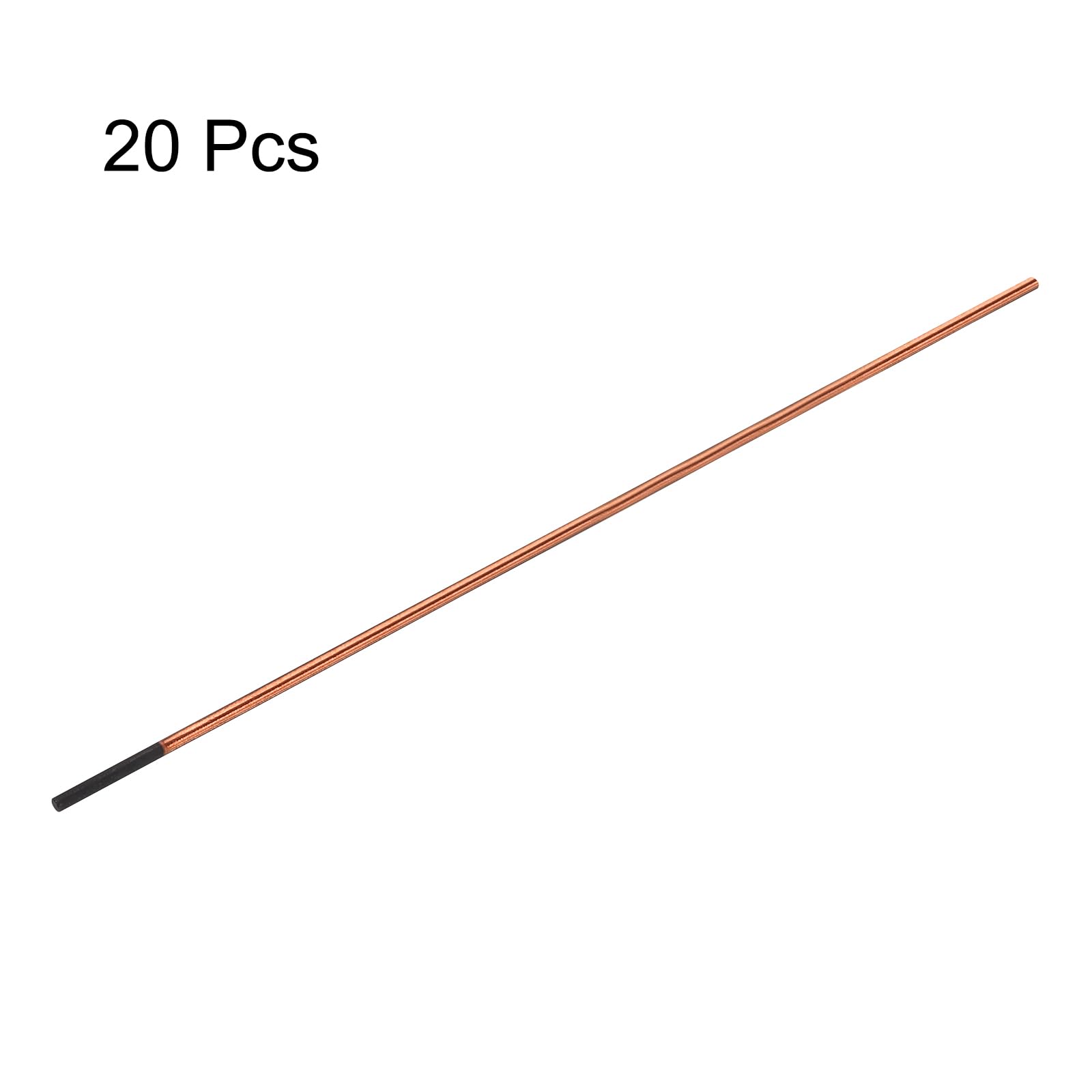 PATIKIL 20pcs 4mmx355mm(0.16"x14") Carbon Arc Air Gouging Rods Copper Graphite Coated Gouging Electrode Rods for Welding - Image 3