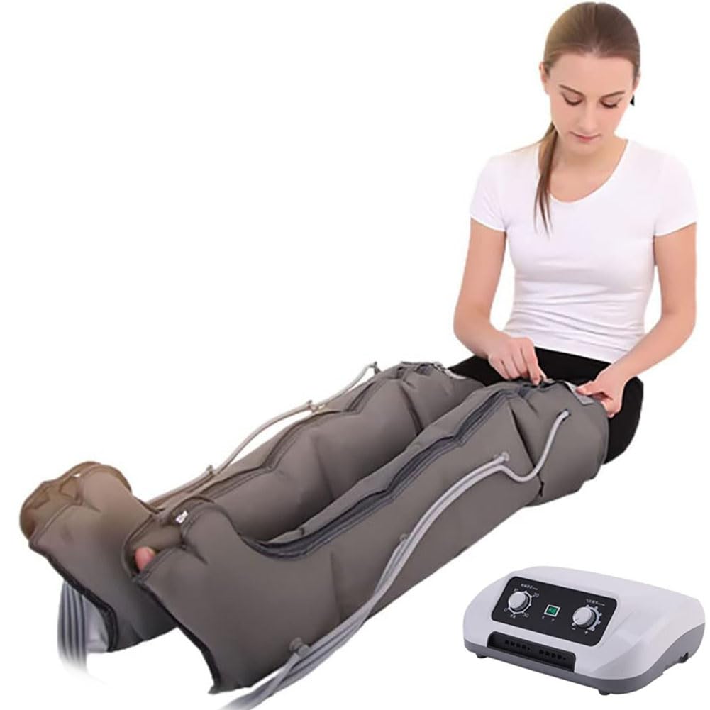 Pressoterapia per Casa, Linfodrenaggio, Professionale, Apparecchio Massaggiatore, Gambe E Piedi, Anticellulite, Migliora La Circolazione del Recupero Muscolare Drenaggio Linfatico