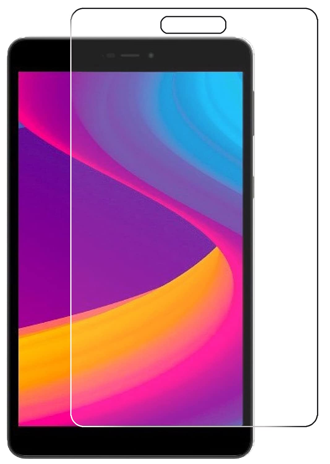 naxton® Screen Protector for PANASONIC TAB 8 HD (8" Inch) With Nano Technology, Bubble Free Installation, Scratch Free, MATT FINISH With HD CLARITY - ITS NOT A TEMPERED GLASS (B08X6F6B3S) Amazon Price History, Amazon Price Tracker