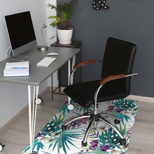 Tapis pour protection sol imperméable 140x100 anti-rayures pour chaise de bureau