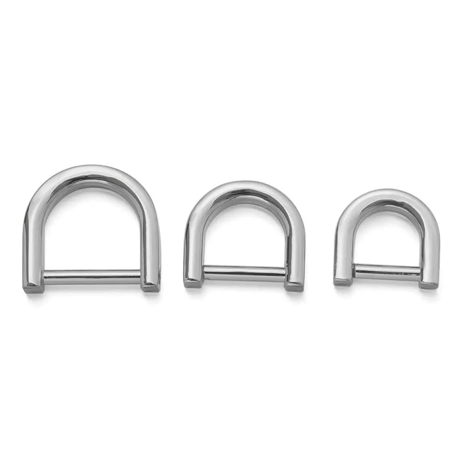 Protezioni angolari in metallo per borse, 60/150 pezzi, con chiusura ad anello a D, chiusura ad anello a D, in pelle, per borse e cinture