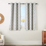 Amazon Basics 100% Blackout Silky Soft Fabric Window Panel with Grommets and Thermal Insulated,...