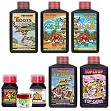 Top Crop Top Soil Starter Pack – Sustrato y Nutrientes Orgánicos | Acondicionador de Suelo Completo para Todas las Etapas | Mayor Crecimiento, Raíces Fuertes y Cosechas Abundantes